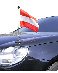  magnetisch haftender Autofahnen-Ständer Diplomat-1.30 Österreich